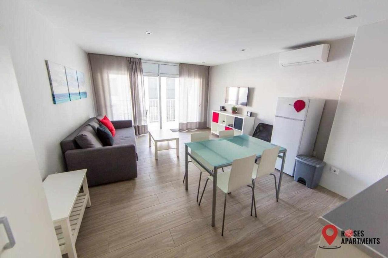 Roses Apartments 1 - Vista Mar Lateral - 1Habitacion ภายนอก รูปภาพ