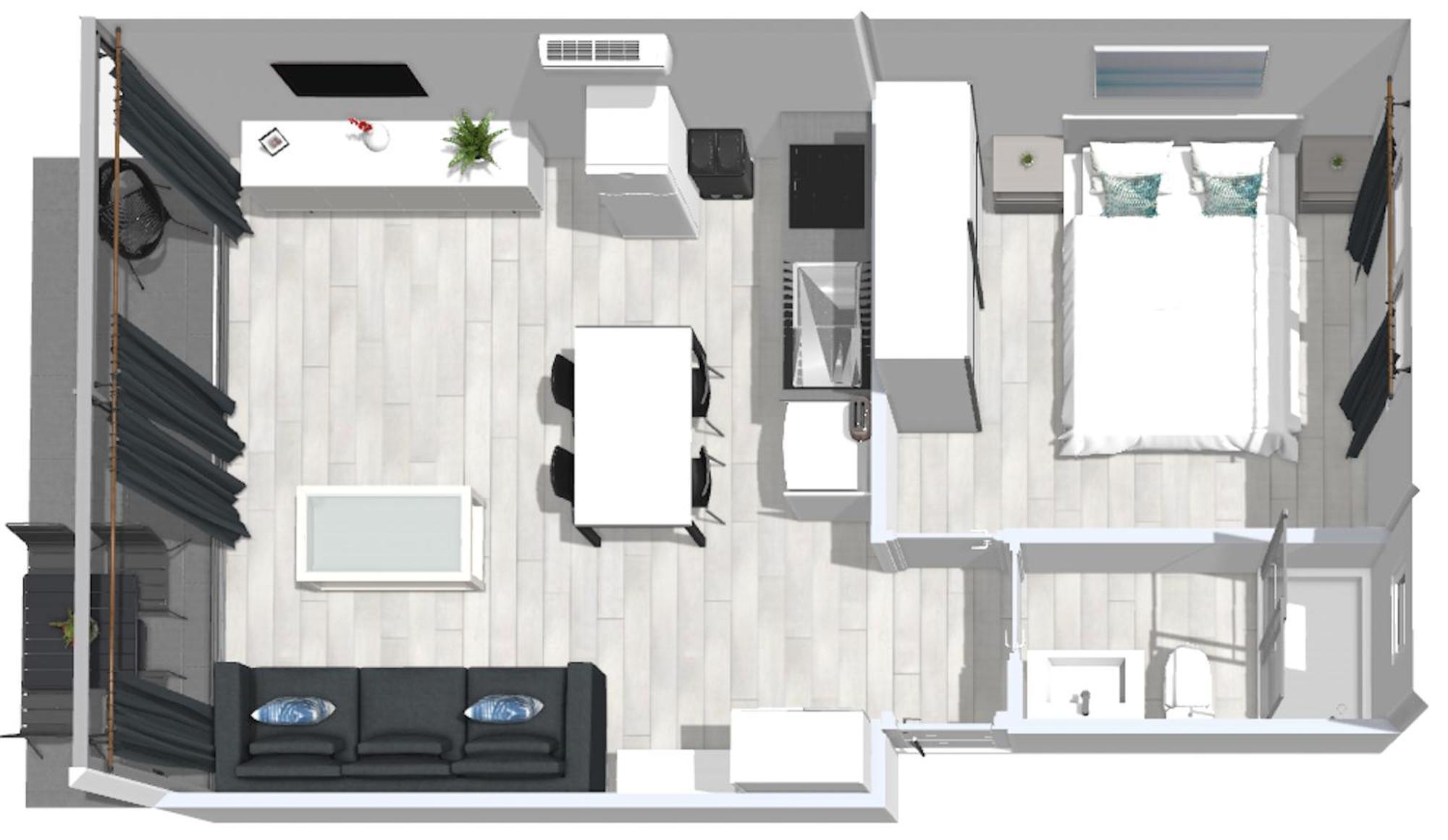 Roses Apartments 1 - Vista Mar Lateral - 1Habitacion ภายนอก รูปภาพ